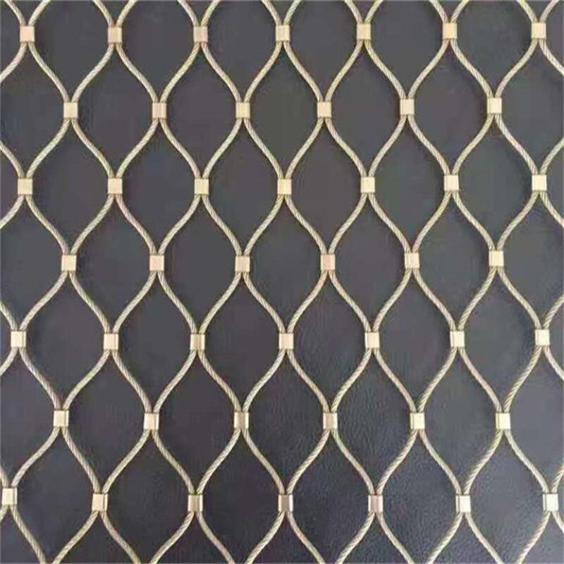 ferruled climber plant trellis mesh stainless steel wire rope mesh