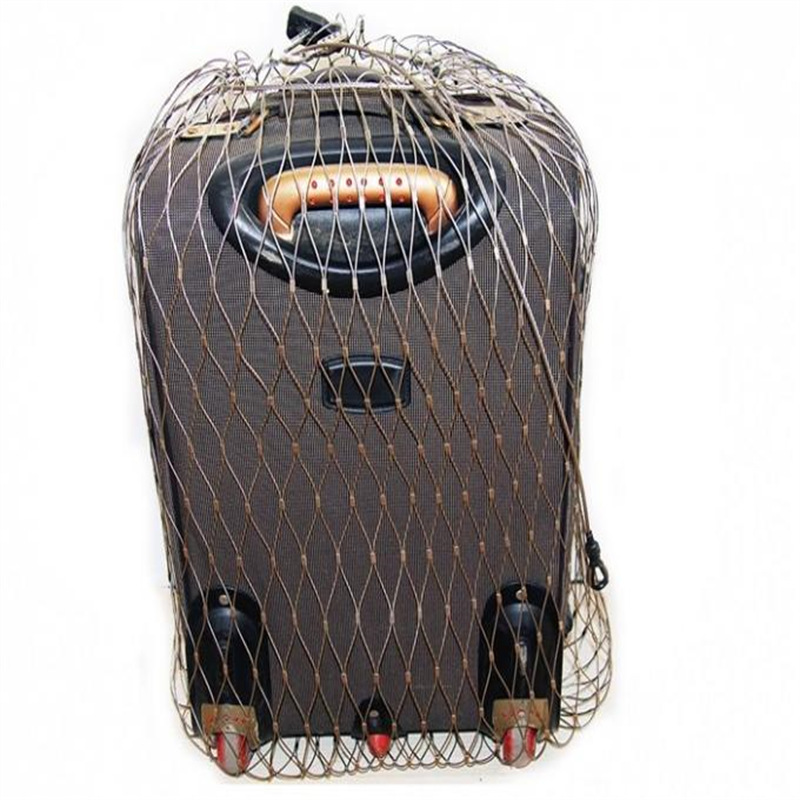 Flexible Anti - Theft Stainless Steel Mesh Bag / Backpack Protector 0