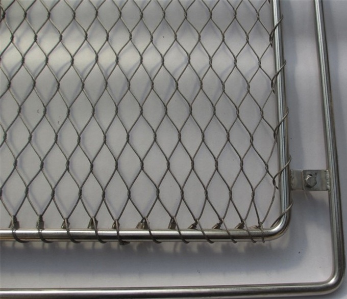 Stainless Steel Wire Rope Mesh x tend mesh AISI 316L zoo mesh 5
